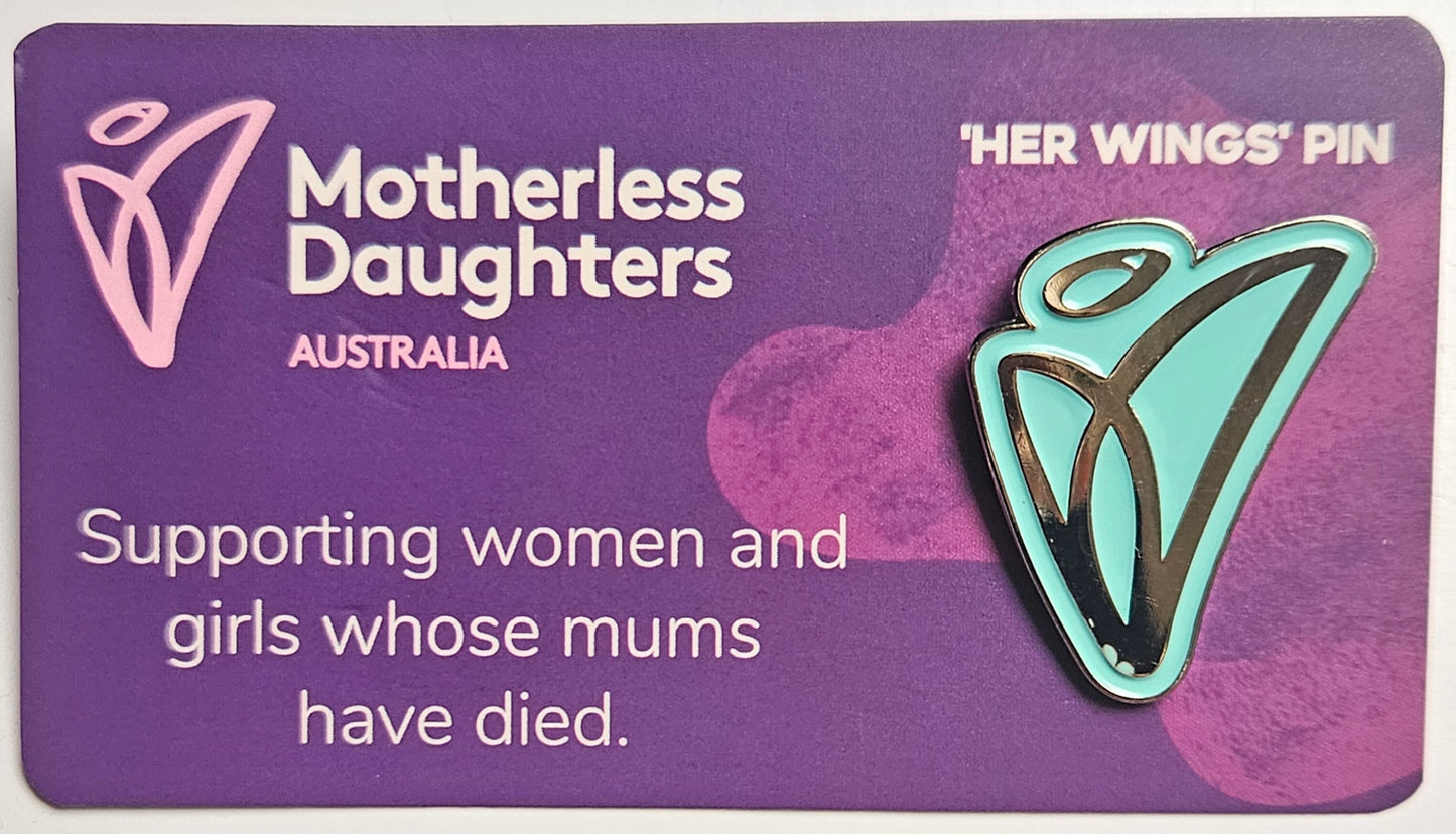 NEW 2025 'Her Wings' Pin (mint)